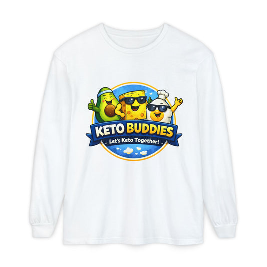 Buddies Long Sleeve White Shirt